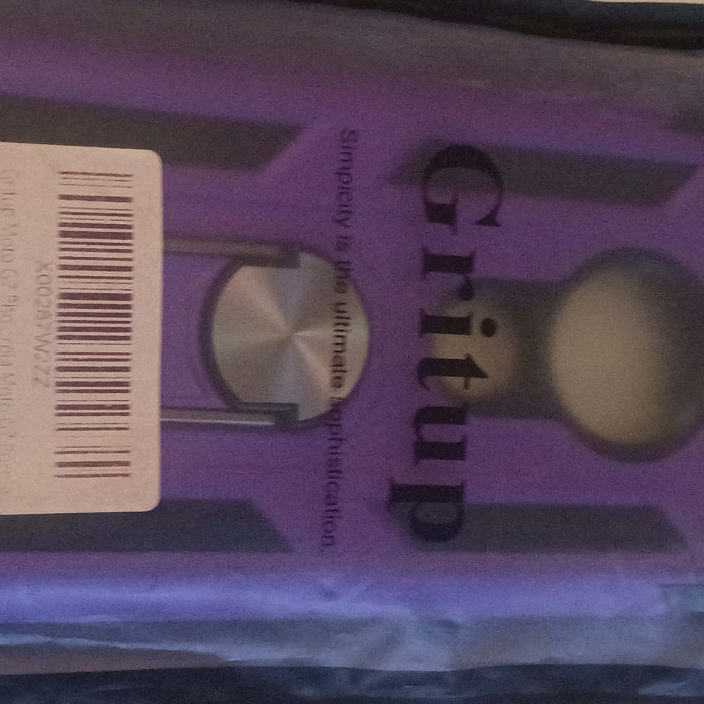 Gritup, Moto 7 Pro, Dual-Tone Purple and Black Case - Picture 2 of 7